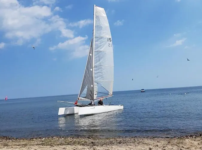 Nadmorski Z Ogrodkiem I Sauna Lägenhet Mechelinki