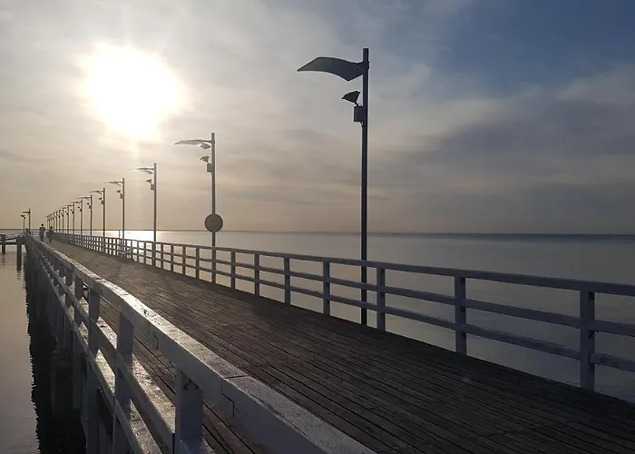 Nadmorski Z Ogrodkiem I Sauna Lägenhet