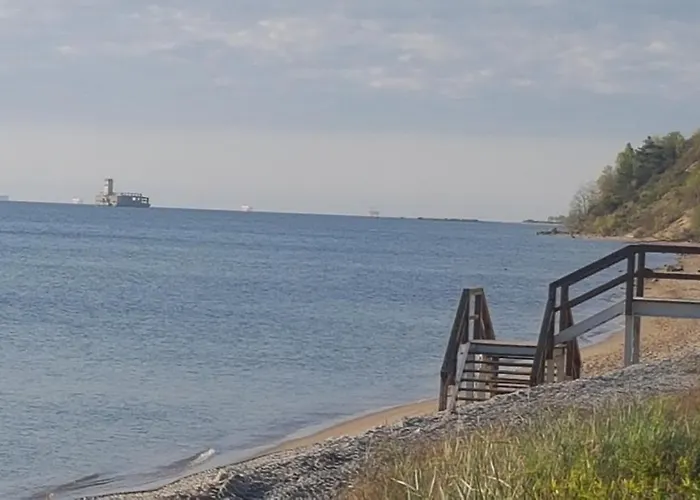 Nadmorski Z Ogrodkiem I Sauna Lägenhet Mechelinki