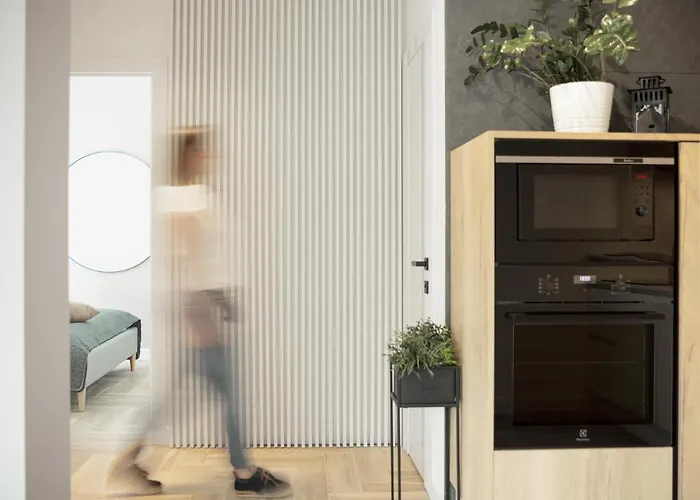 Nadmorski Z Ogrodkiem I Sauna Lägenhet Mechelinki